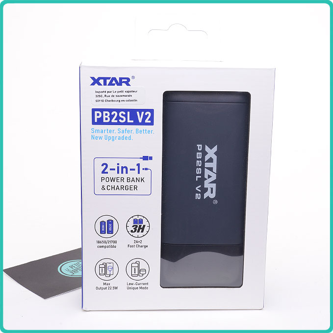 Packaging du Chargeur PB2SL XTar